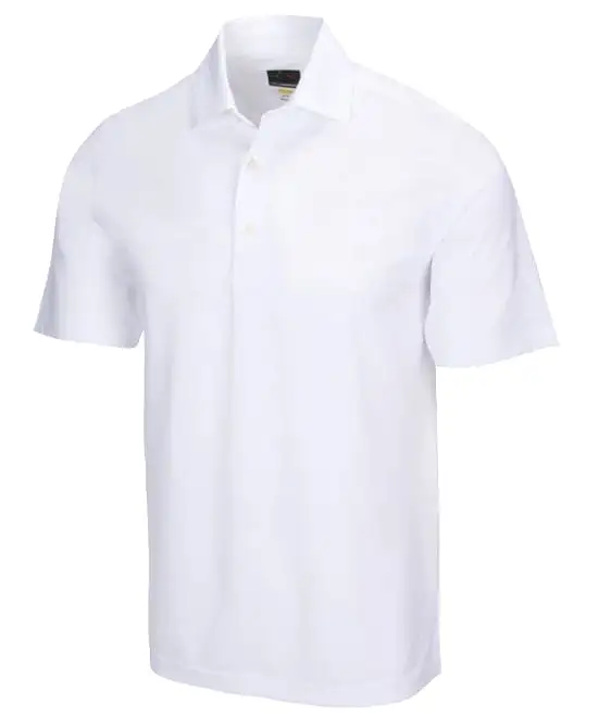 Greg Norman Mens Polo Freedom White