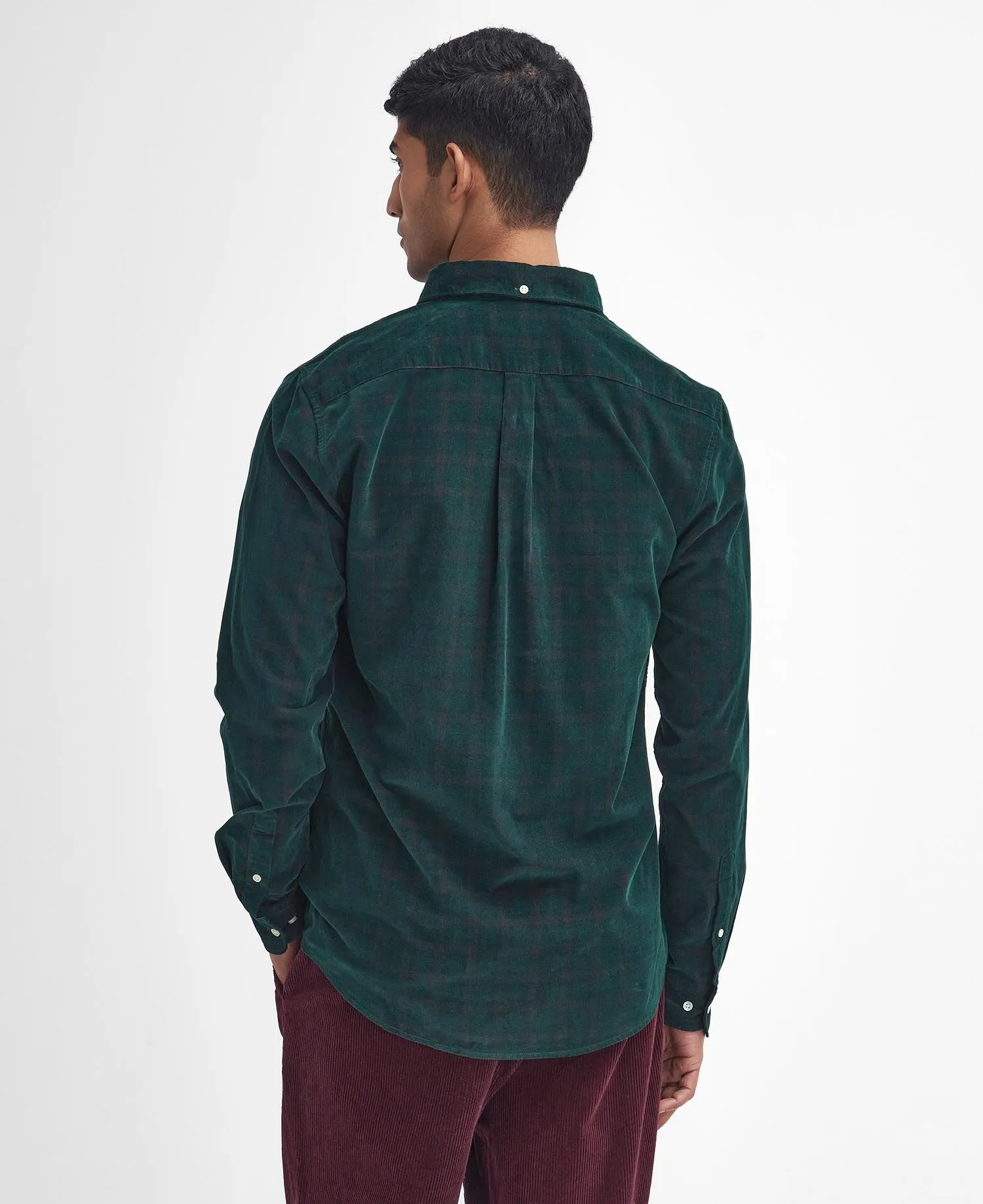  Harthill Tailored Long Sleeved Cord Shirt     