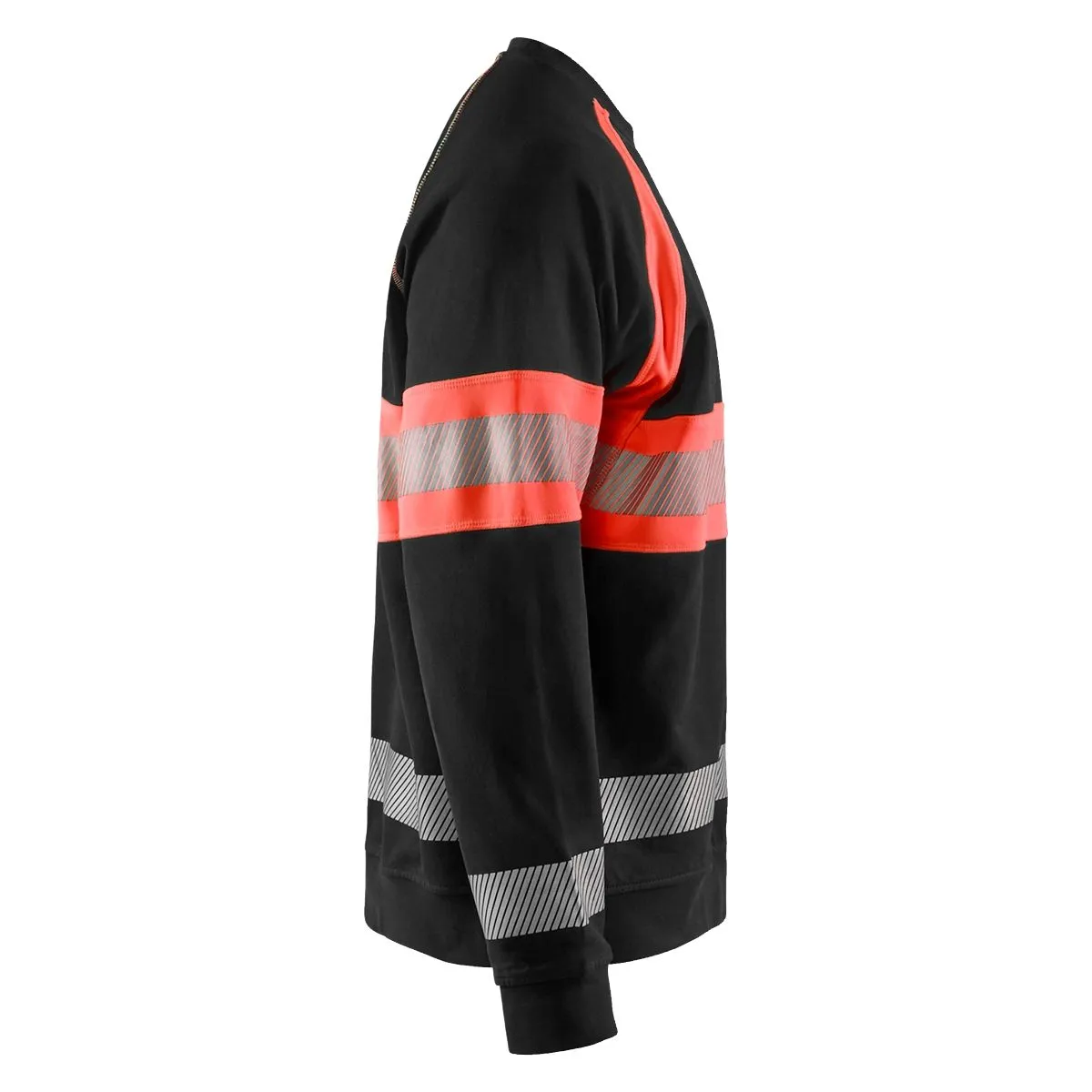 High Vis Sweater 3359 Zwart/High Vis Geel - Blåkläder