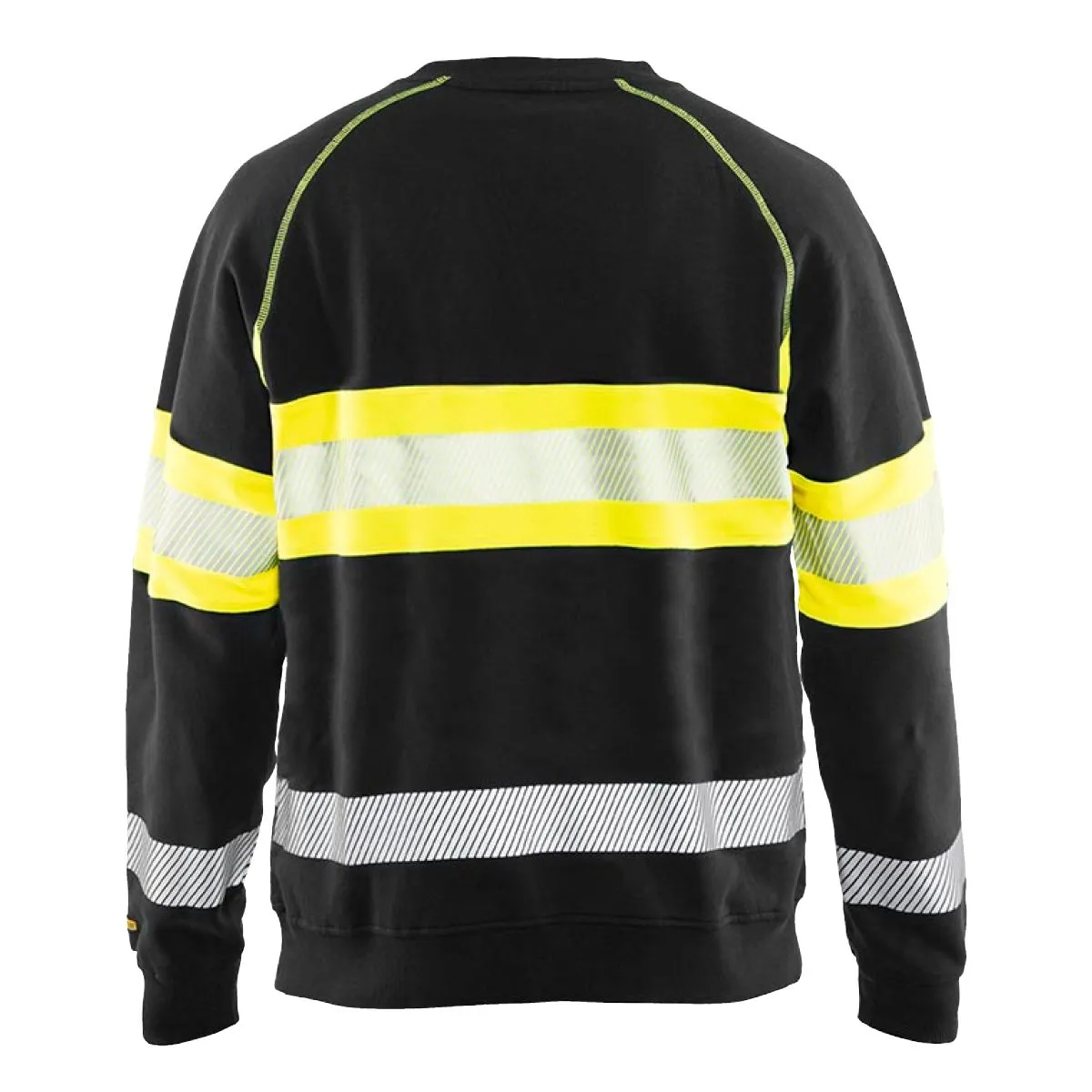 High Vis Sweater 3359 Zwart/High Vis Geel - Blåkläder