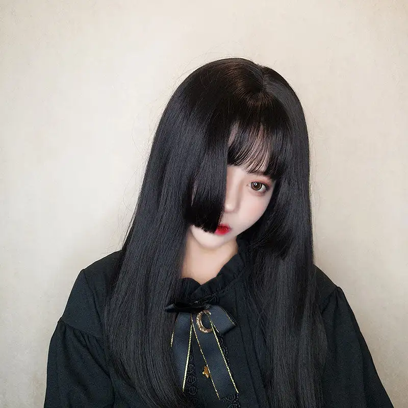 HIME CUT MEDIUM LONG STRAIGHT WIG BY31095