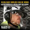 Klein Face Shield, Safety Helmet and Cap-Style Hard Hat, Clear #60472