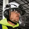 Klein Face Shield, Safety Helmet and Cap-Style Hard Hat, Clear #60472