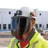 Klein Face Shield, Safety Helmet and Cap-Style Hard Hat, Gray Tint #60473