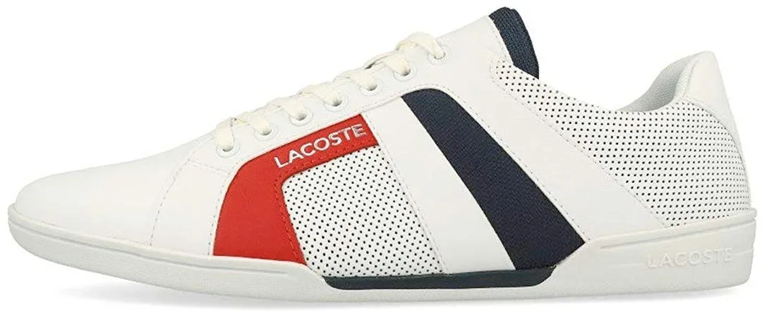 Lacoste Mens Chaymon Club 120 1 Cma Sneaker 39CMA0072-042 Wht/Nvy