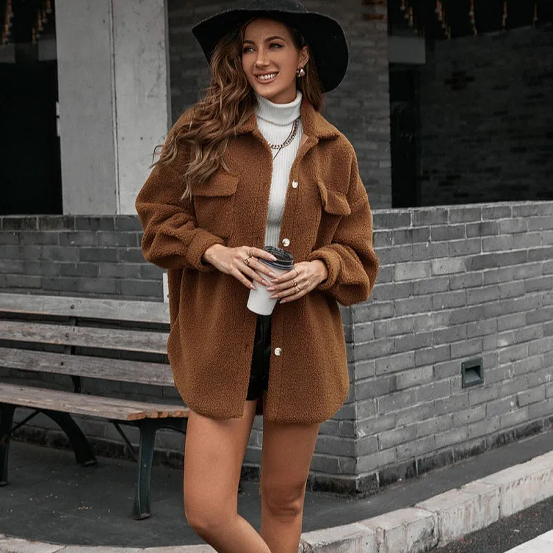 Long-sleeved Woolen Coat