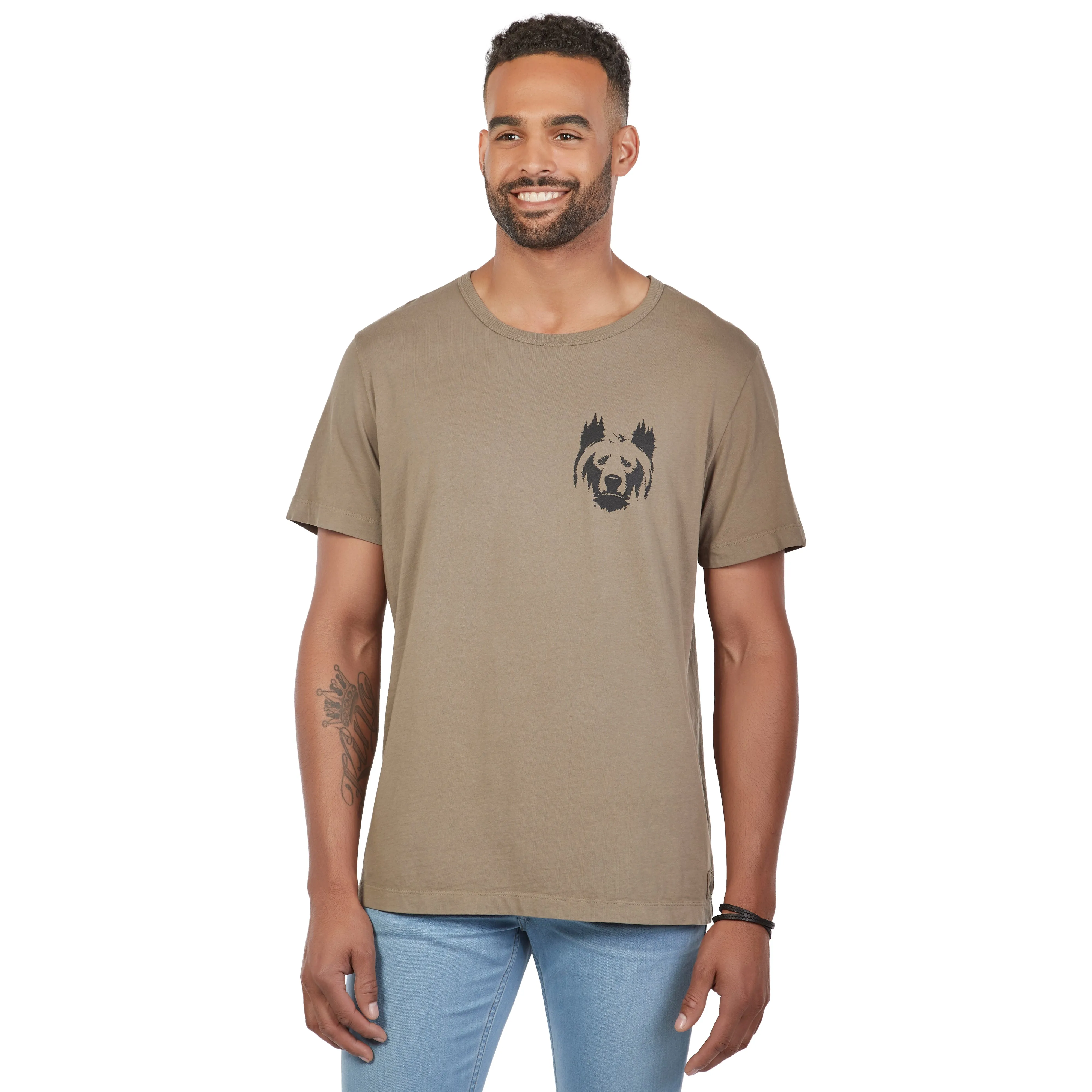 LumberUnion Men's Short-Sleeve 100% Cotton Premium Graphic Tees