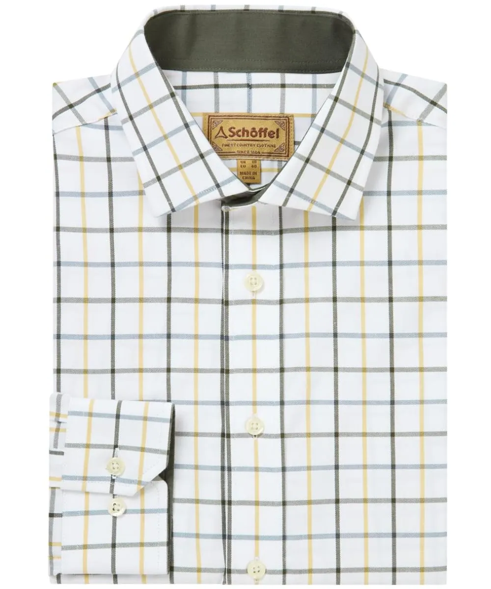 Men’s Schoffel Baconsthorpe Tailored Long Sleeve Shirt