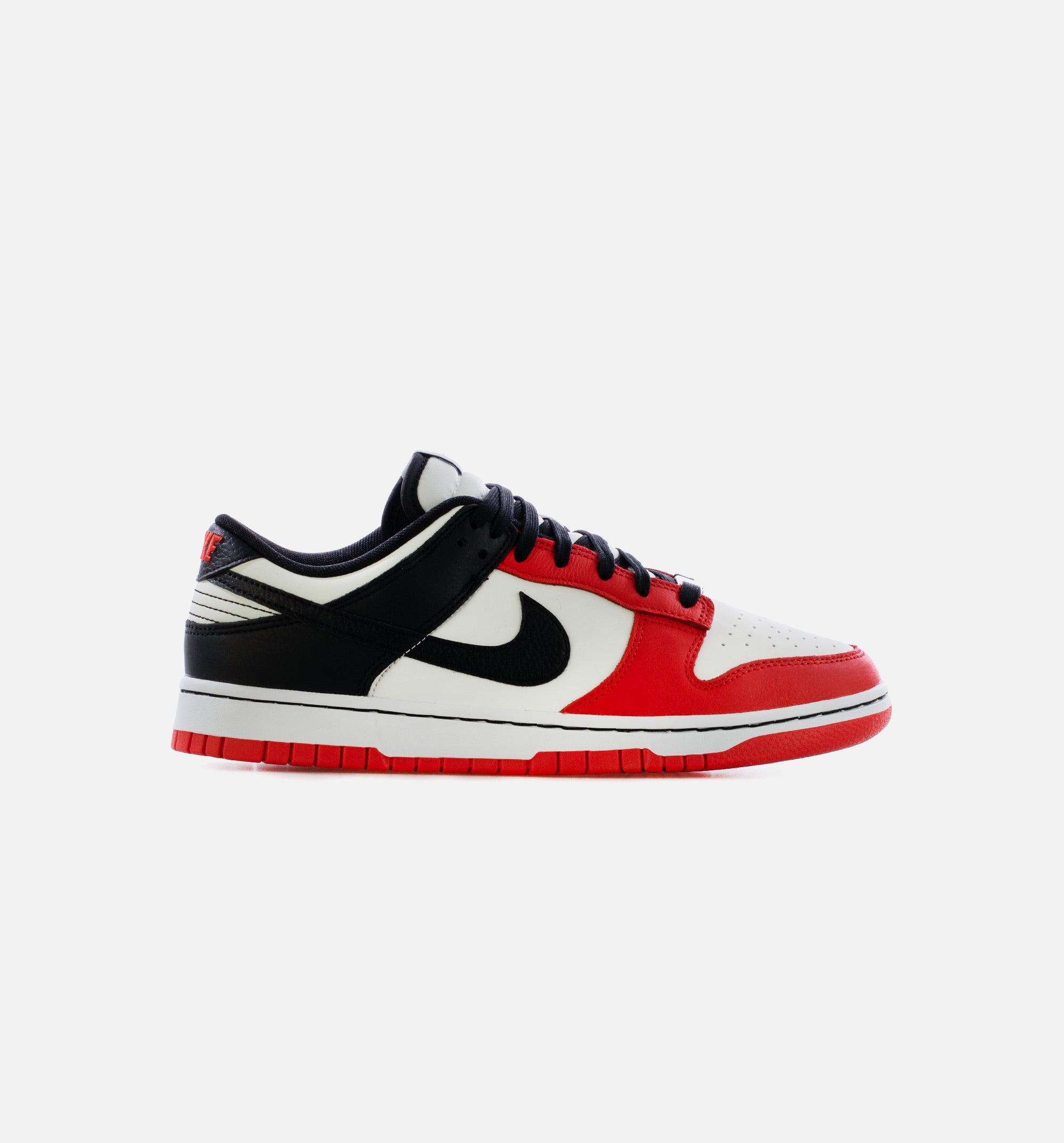 NBA Dunk Low EMB Chicago Mens Lifestyle Shoe - Sail/Black/Chile Red Limit One Per Customer