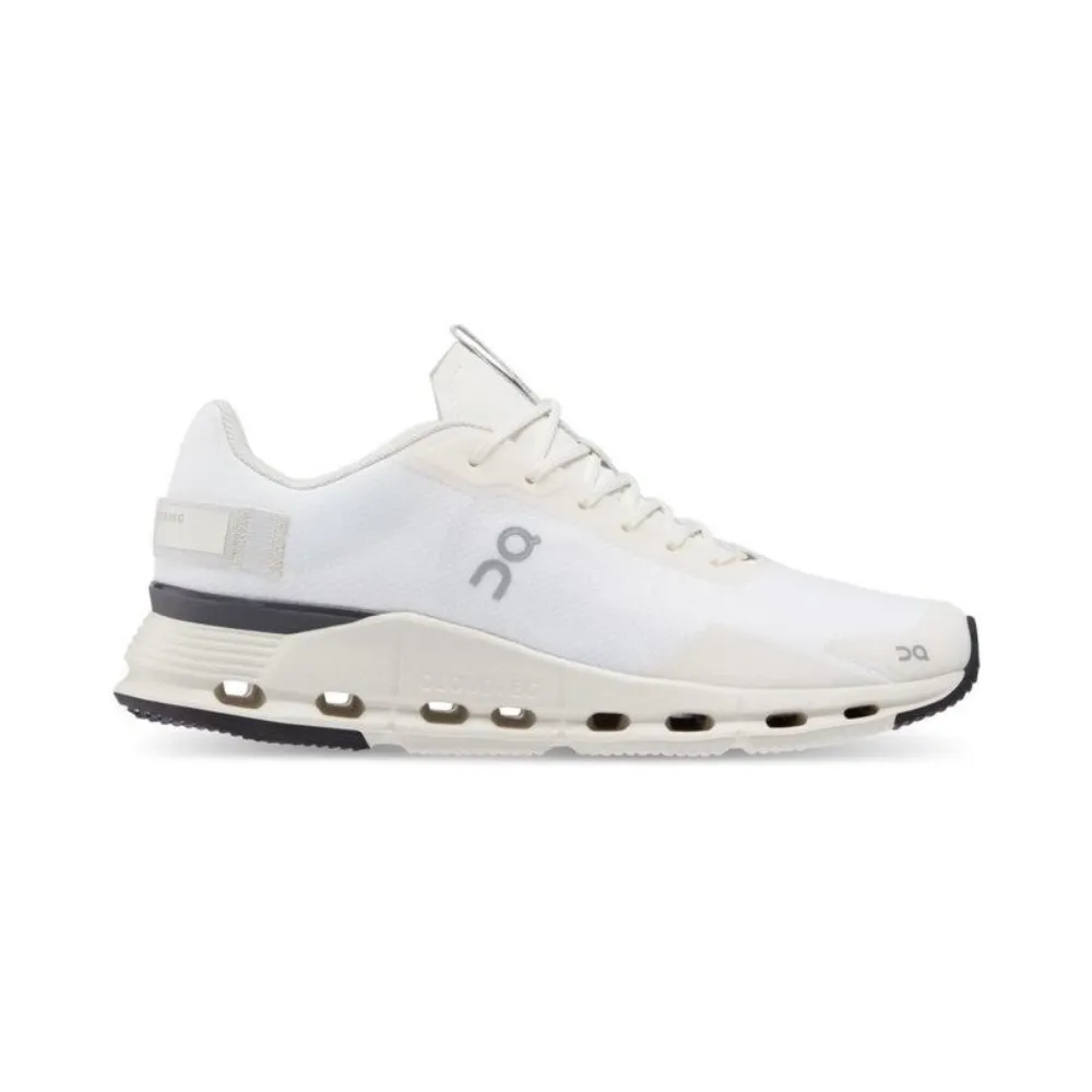 On Cloud 26.98478 Womens Cloudnova Form Shoes White/Eclipse