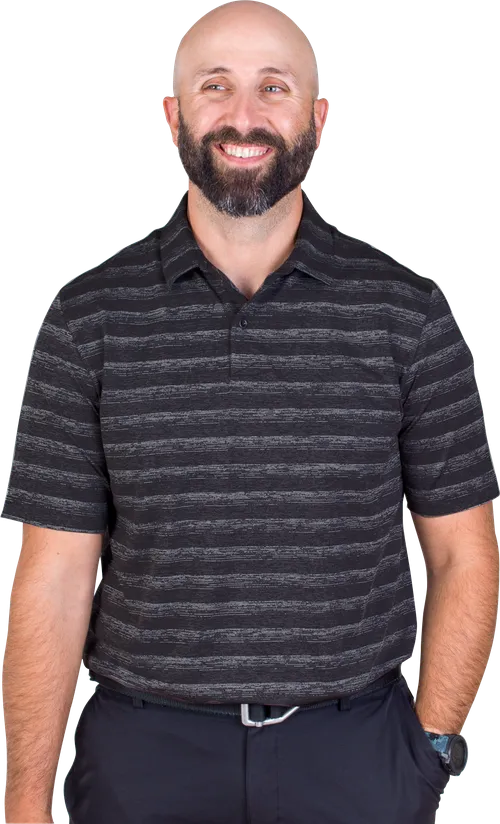 OUTLET-Greg Norman LAB Stripe Polo