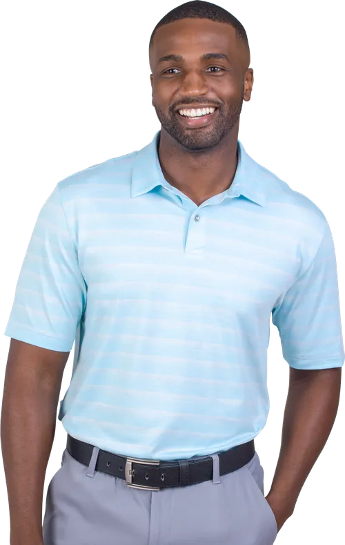 OUTLET-Greg Norman LAB Stripe Polo