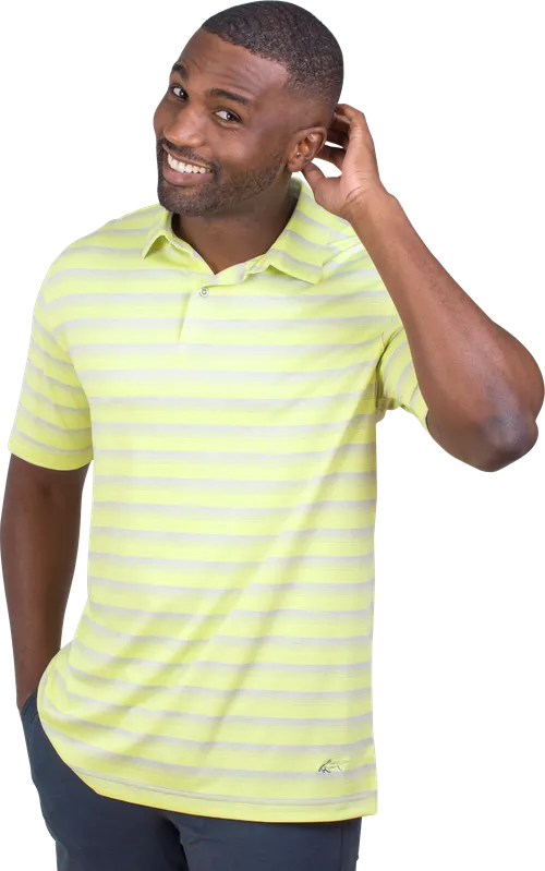 OUTLET-Greg Norman LAB Stripe Polo