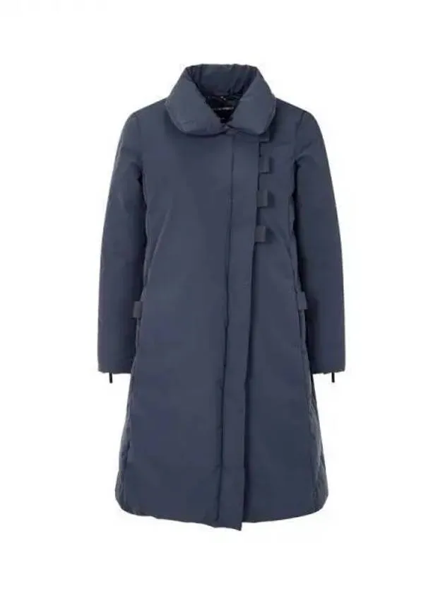 Overseas Station Season Big Chance 8 18 Women s Strap Button Duck Down Padded Coat Dark Blue 270325