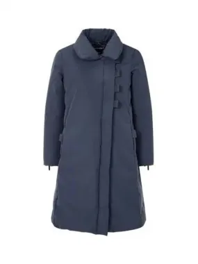 Overseas Station Season Big Chance 8 18 Women s Strap Button Duck Down Padded Coat Dark Blue 270325