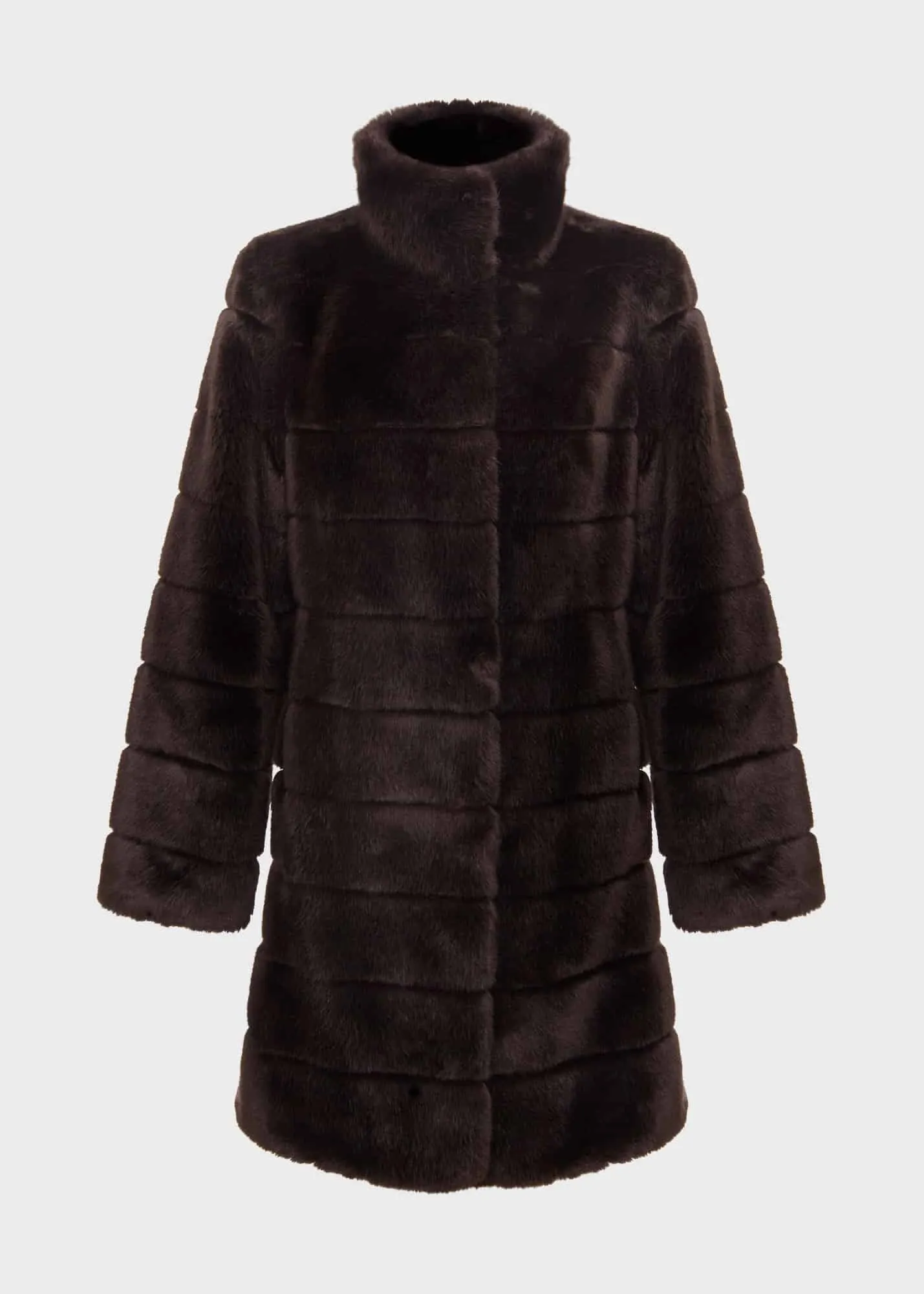 Petite Ros Faux Fur Coat 