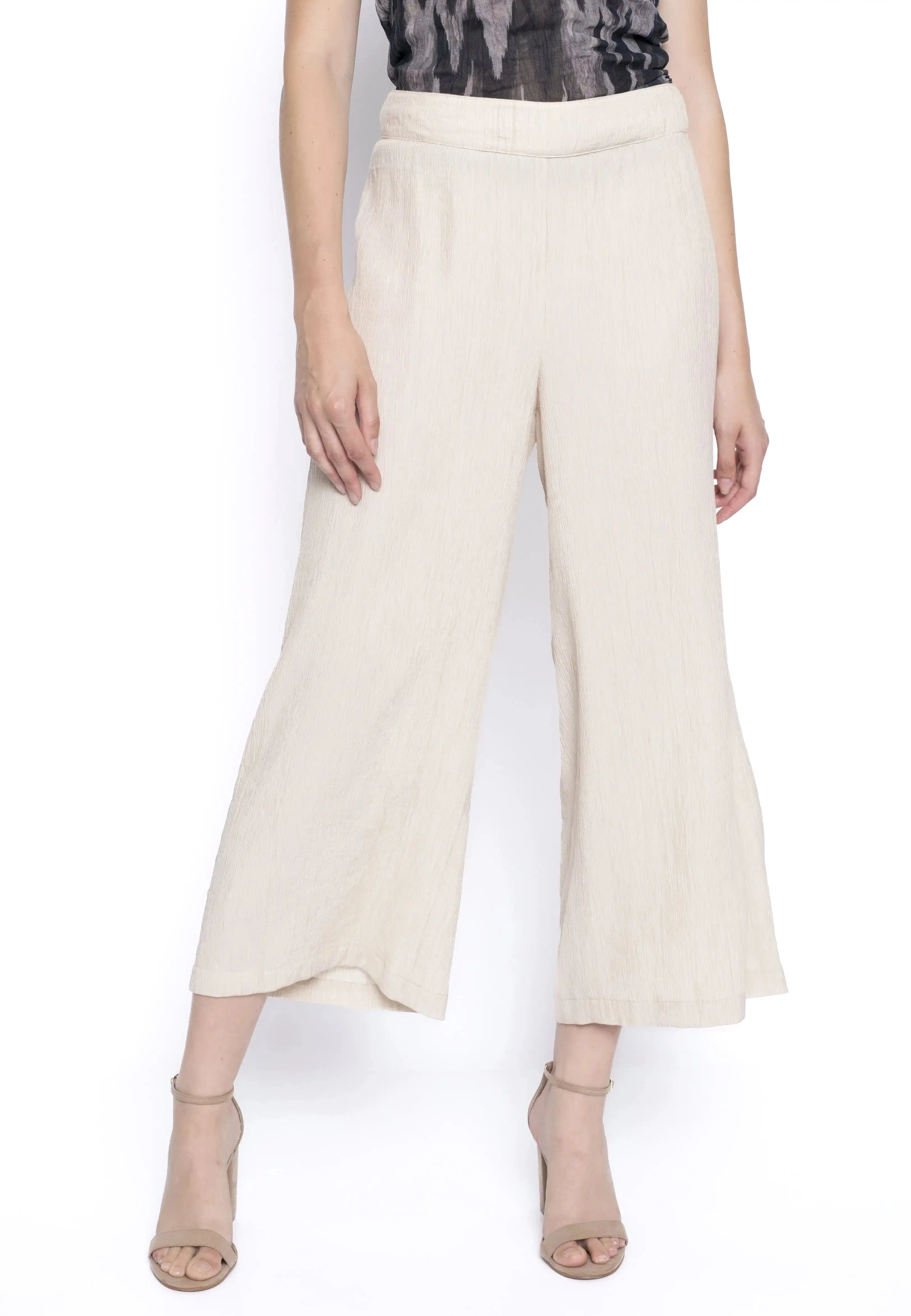 Picadilly Milk Tea Wide-Leg Pant - JM034