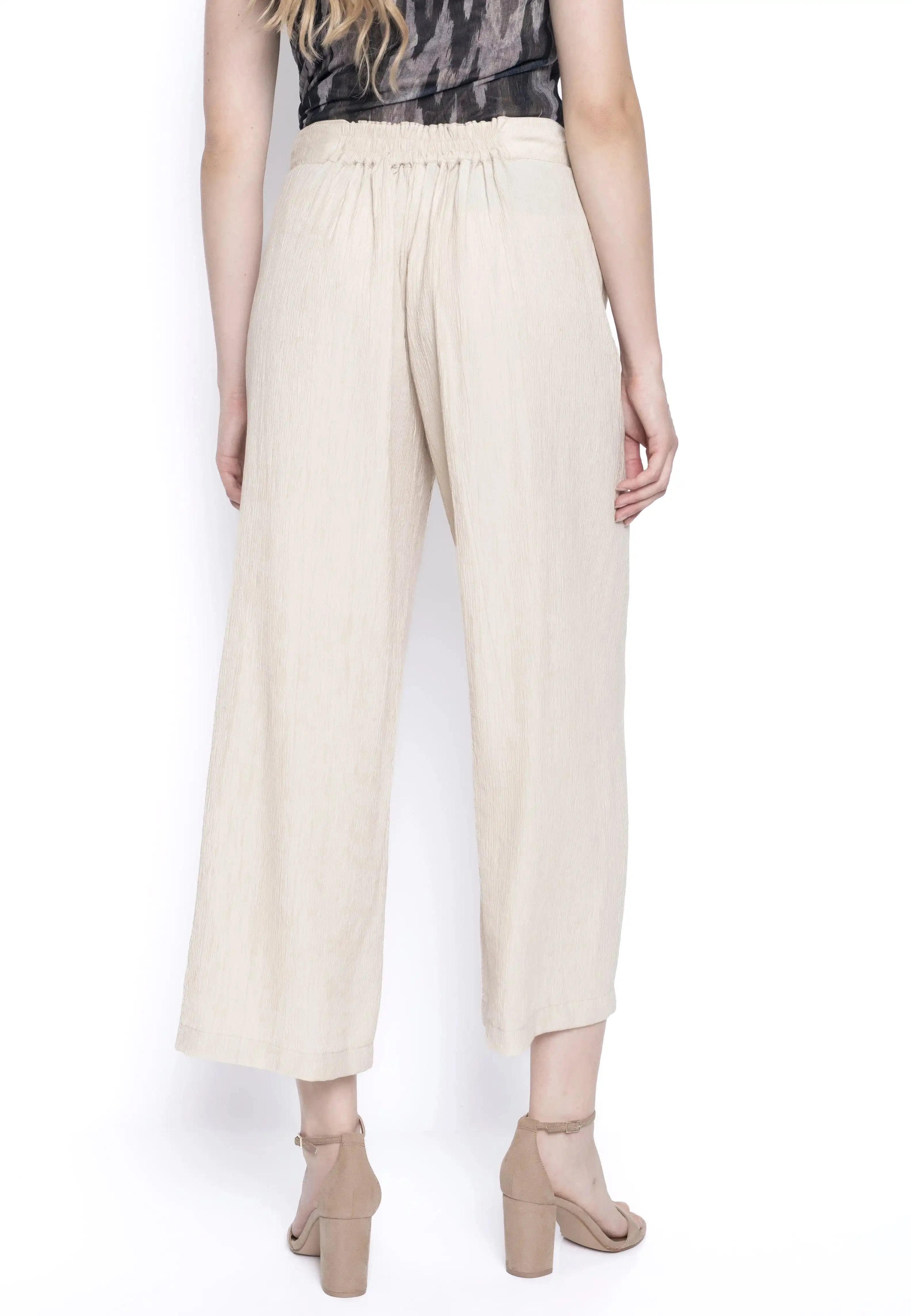 Picadilly Milk Tea Wide-Leg Pant - JM034