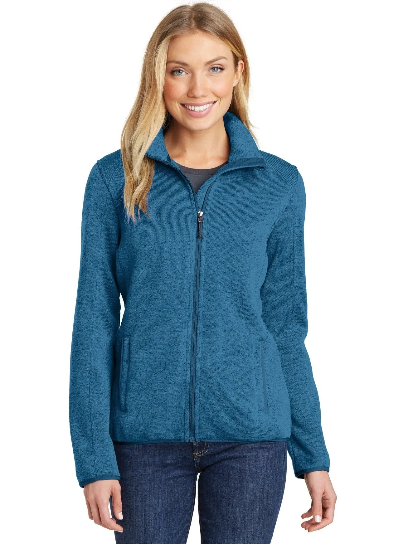 Port AuthorityLadies Sweater Fleece Jacket