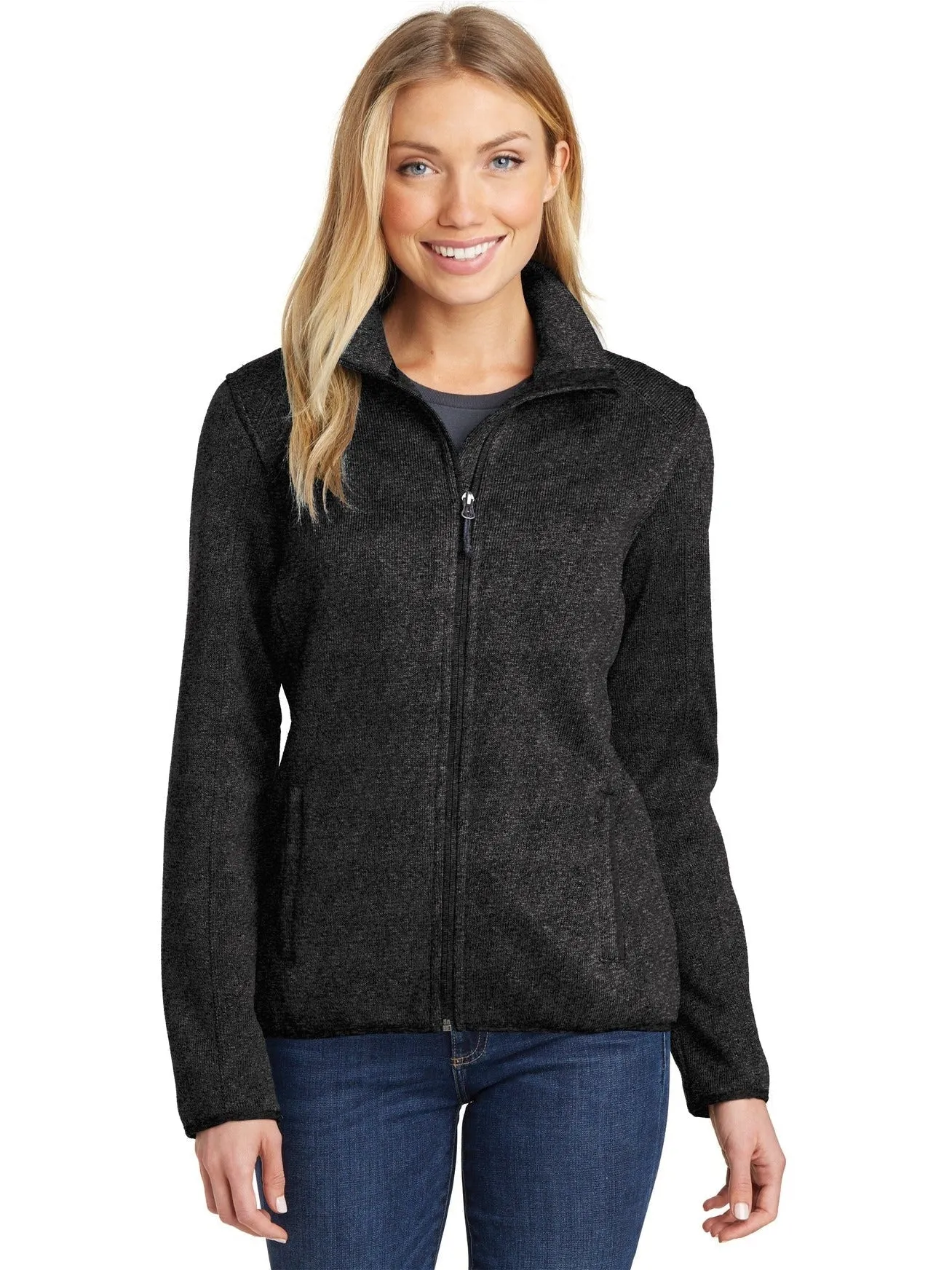 Port AuthorityLadies Sweater Fleece Jacket