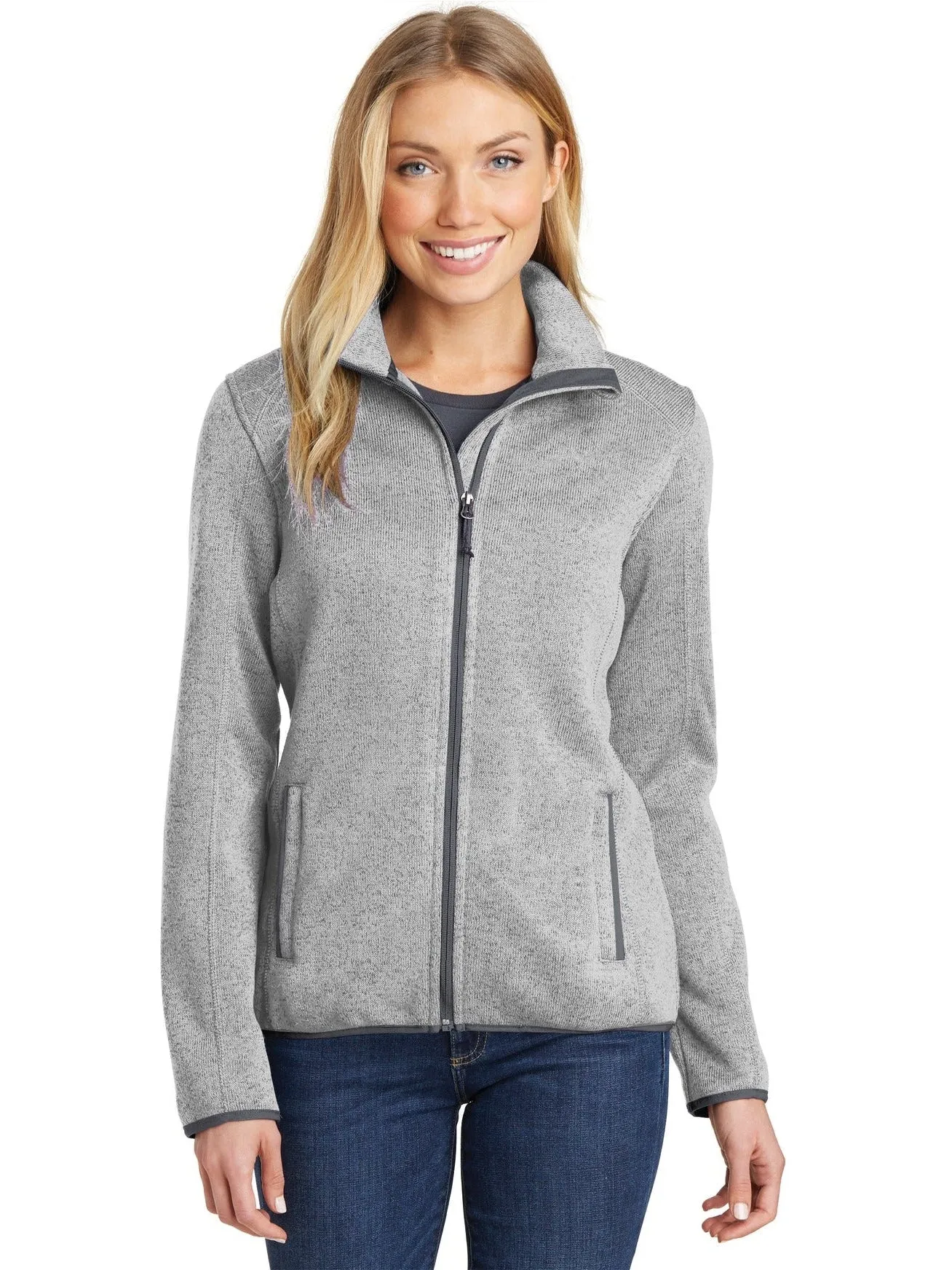 Port AuthorityLadies Sweater Fleece Jacket