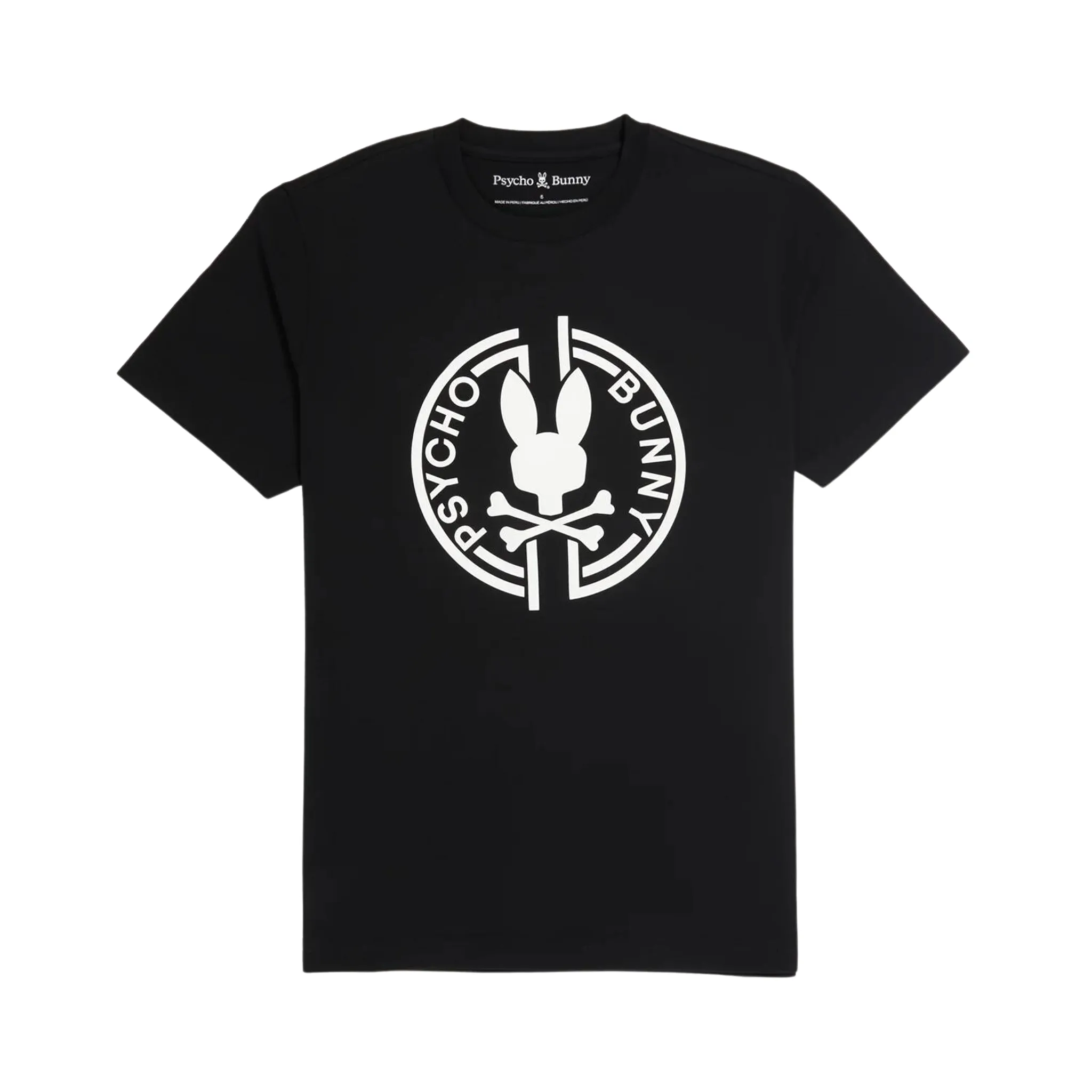 Psycho Bunny Santa Fe Graphic Tee (Black)