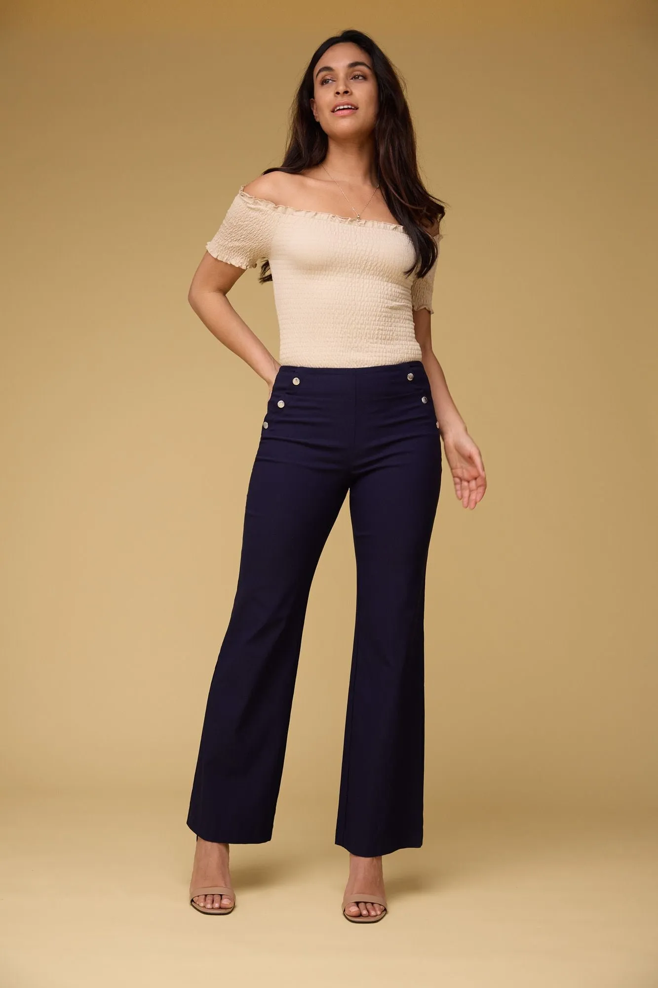 Rekucci EcoCosy Comfort Wide Leg Pull-On Pant