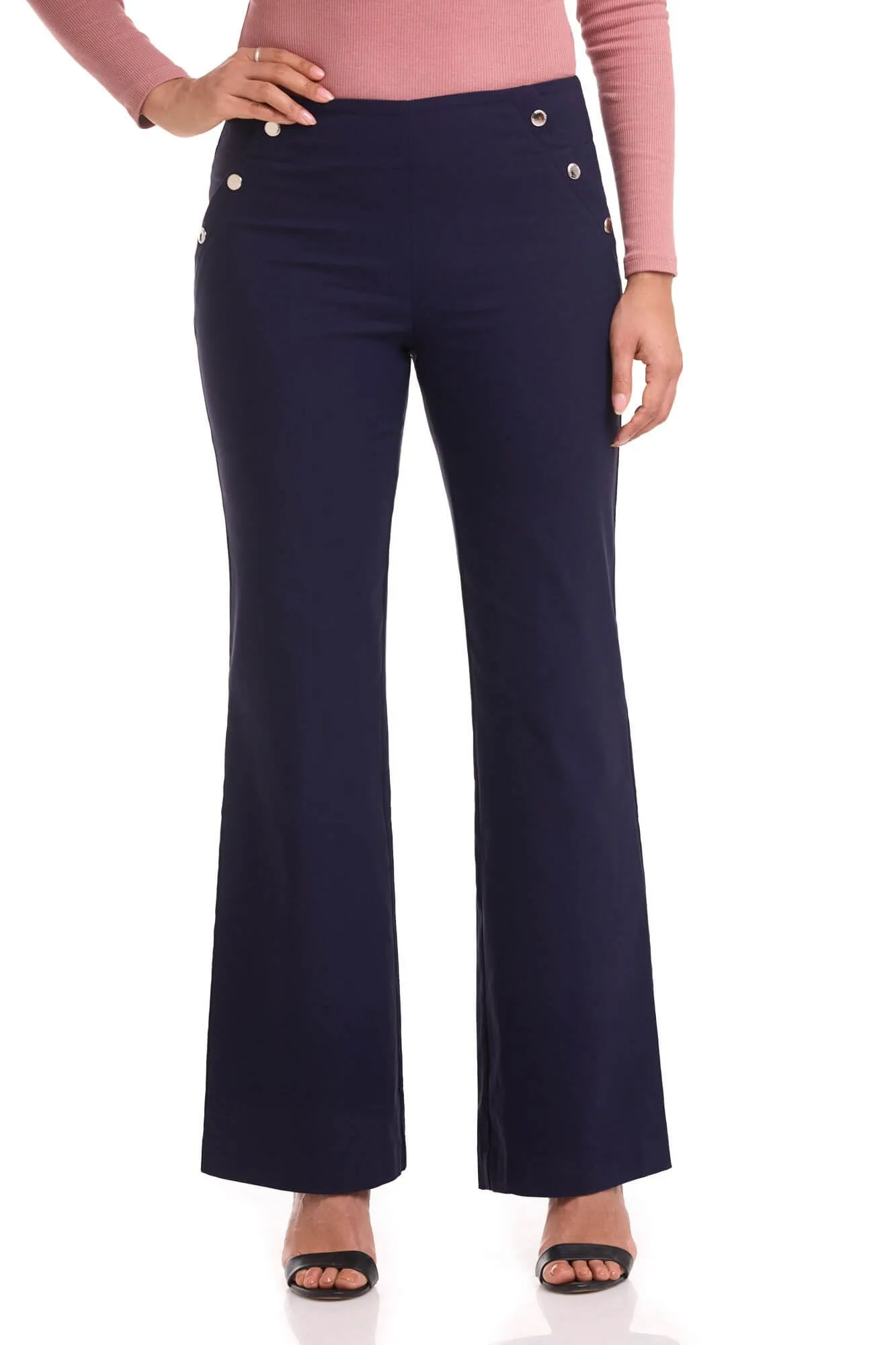 Rekucci EcoCosy Comfort Wide Leg Pull-On Pant