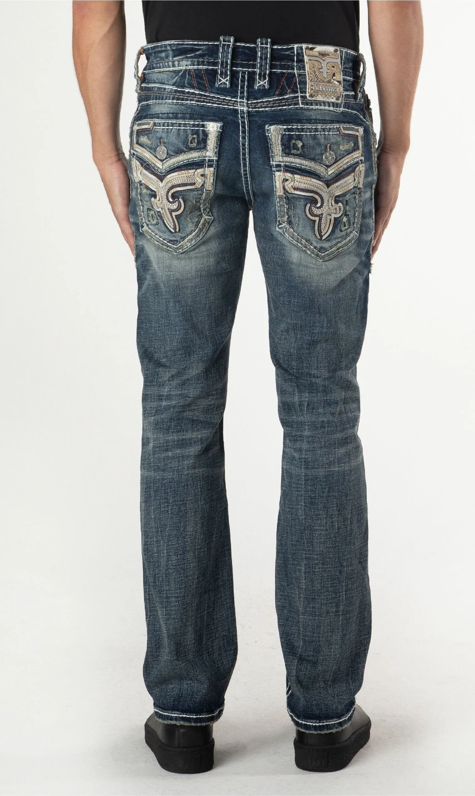 Rock Revival Men's Coby J202 Straight Cut Jean