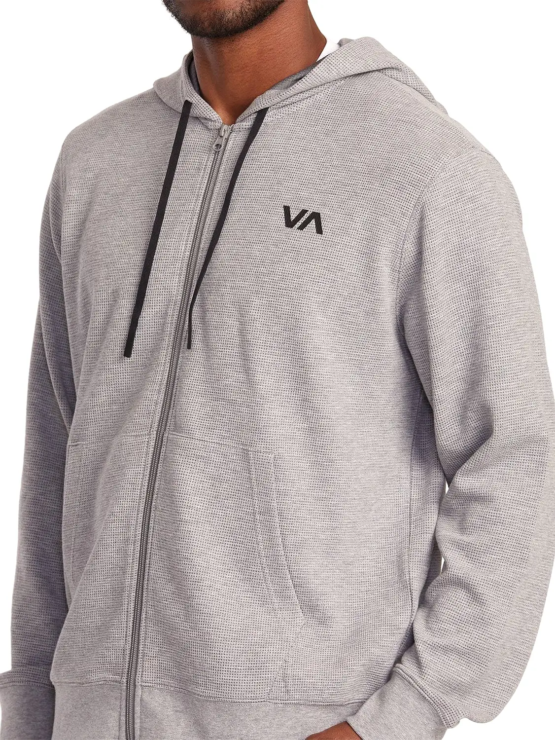 RVCA Men's Waffle Zip Hood