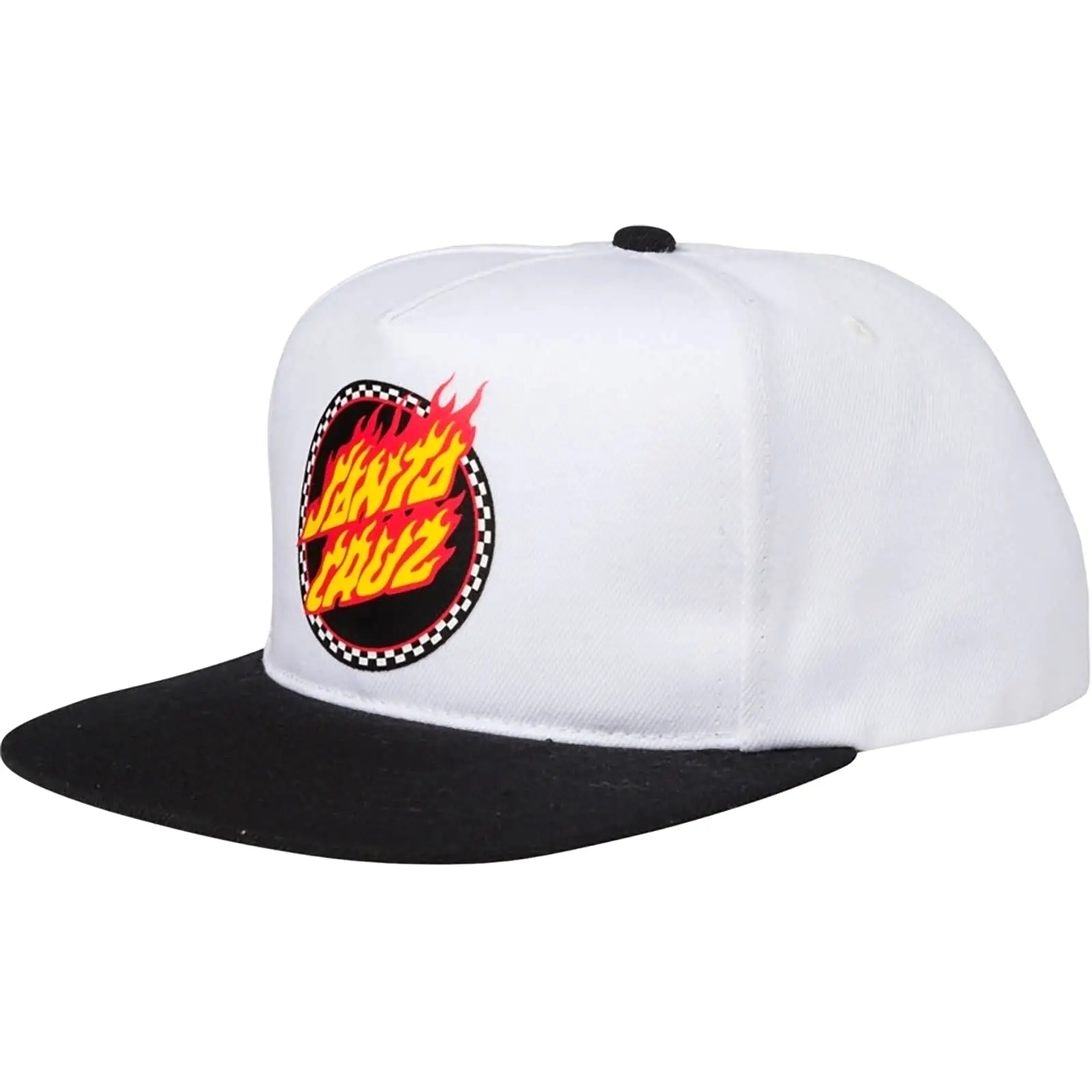 Santa Cruz Check Ringled Flamed Dot Men's Snapback Adjustable Hats (Brand New)