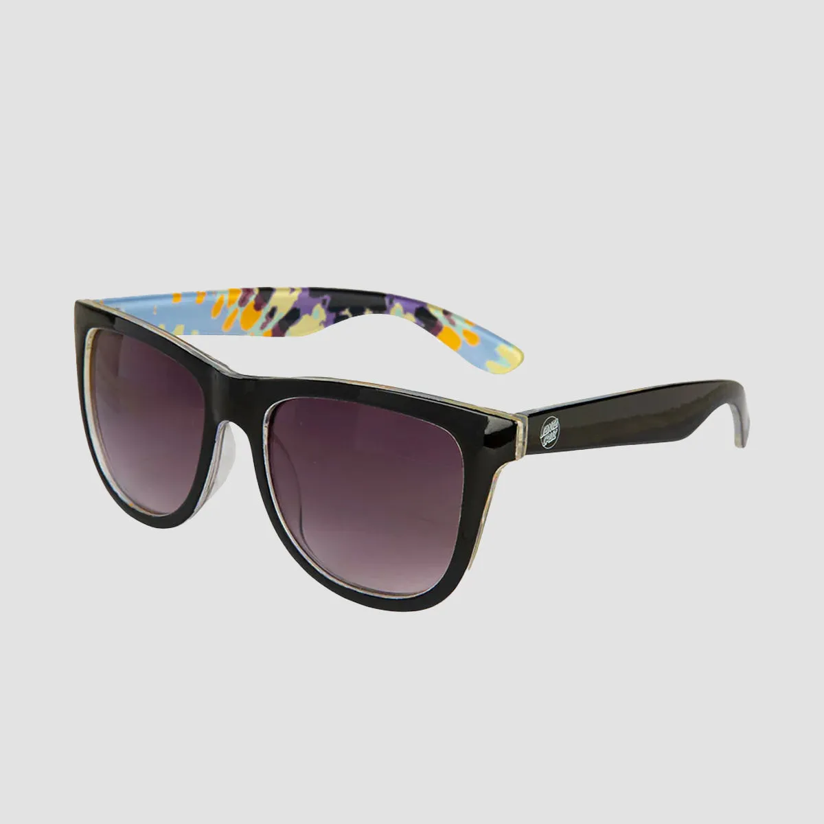 Santa Cruz Opus Dot Sunglasses Black/Purple Rainbow