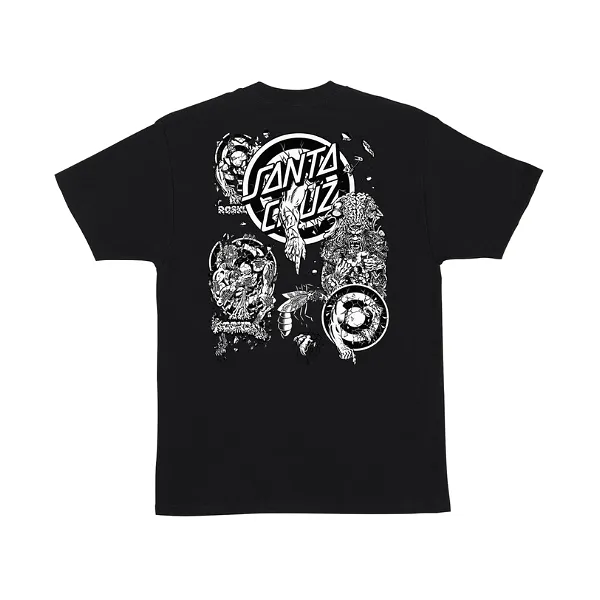 Santa Cruz Roskopp Evo 2 T-Shirt - Black