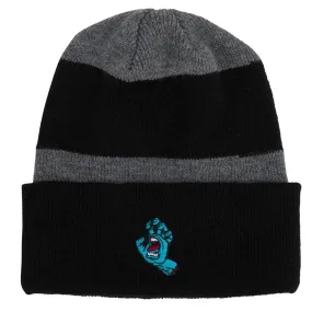 Santa Cruz Screaming Hand Beanie Black/Grey