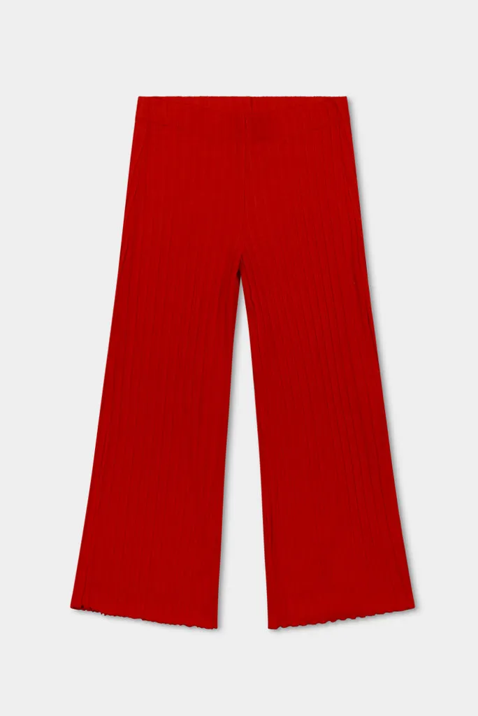 Simon Miller - Alder Wide Crop Pant - Hibiscus