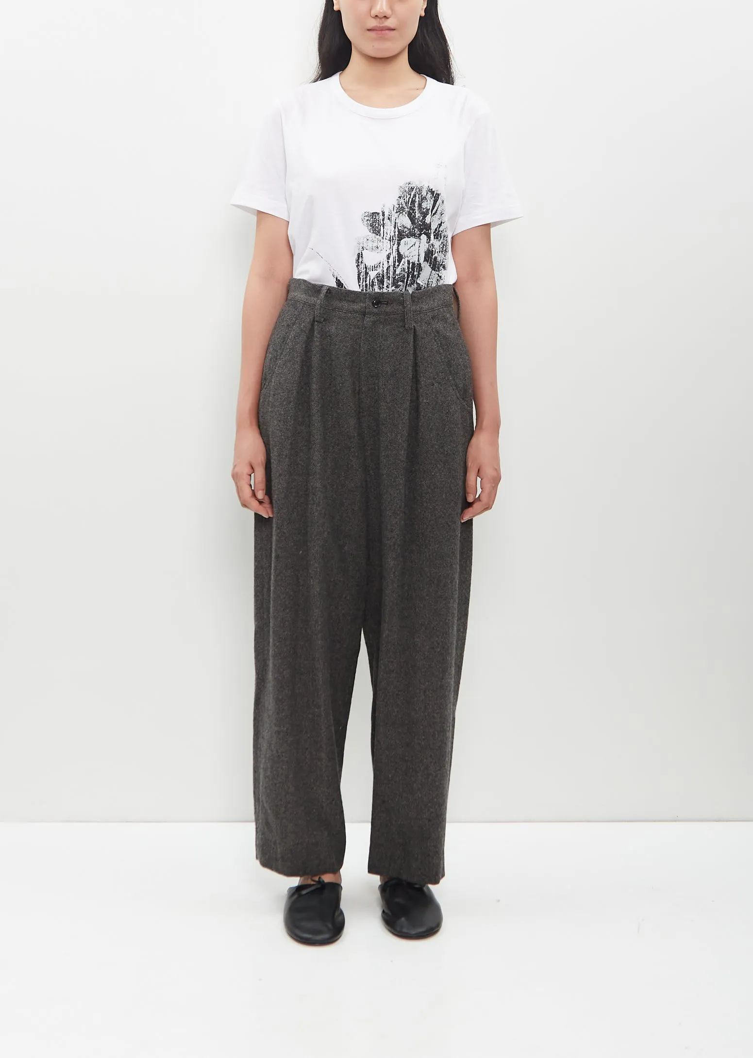 Single Tuck Wide Pant