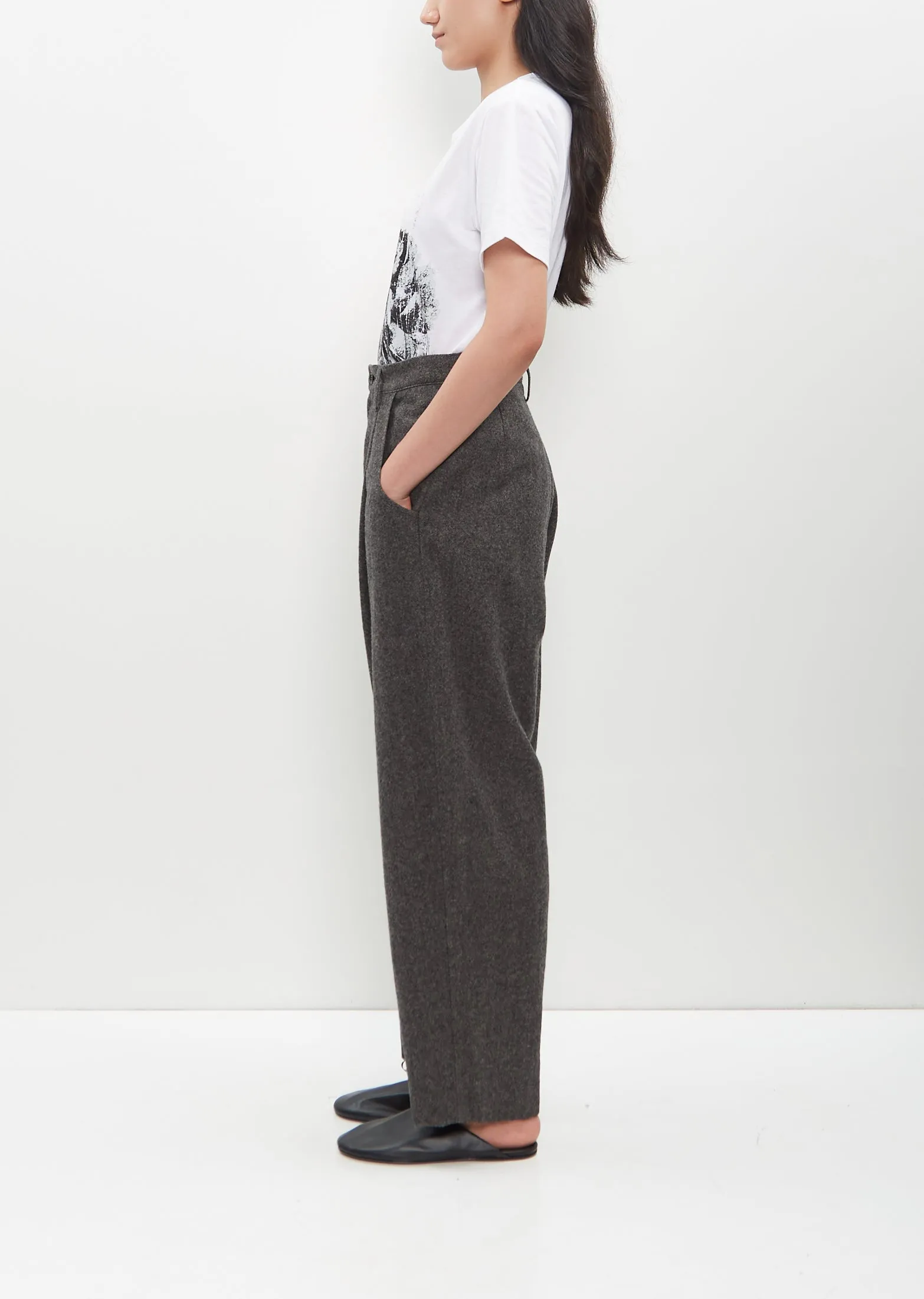 Single Tuck Wide Pant