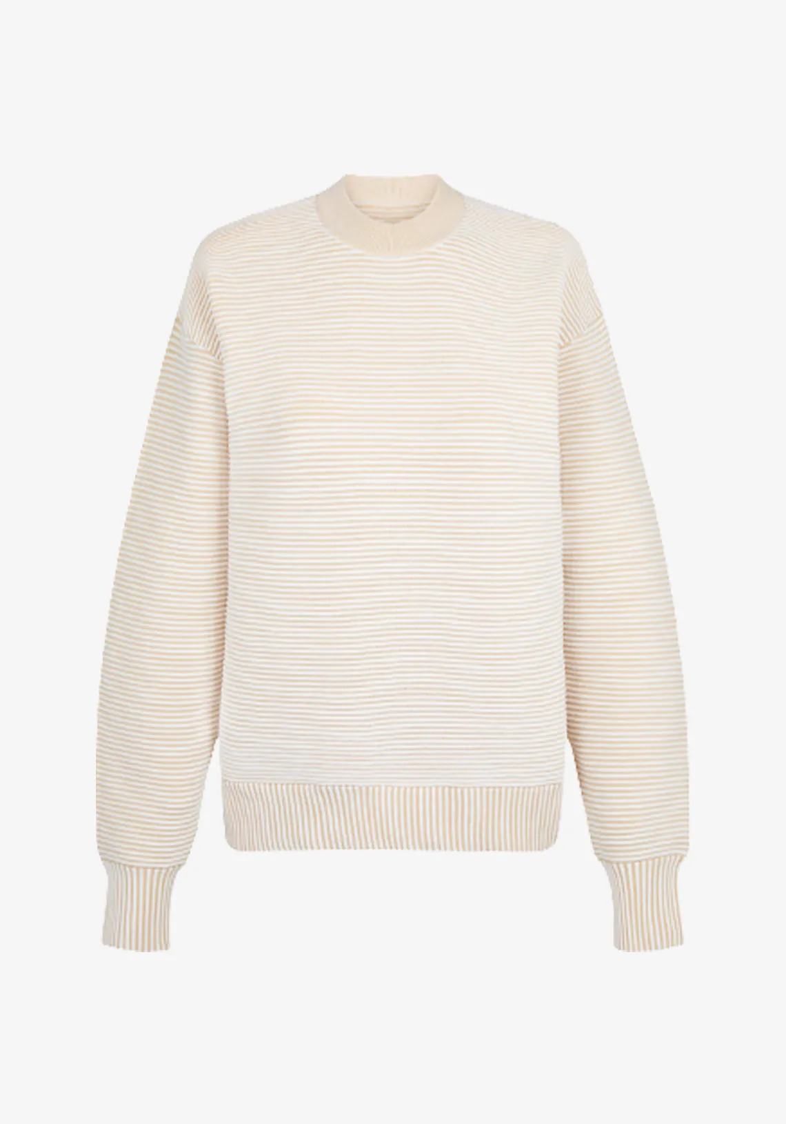 SONNY CREW NECK SWEATER CREAM/SANDSTONE