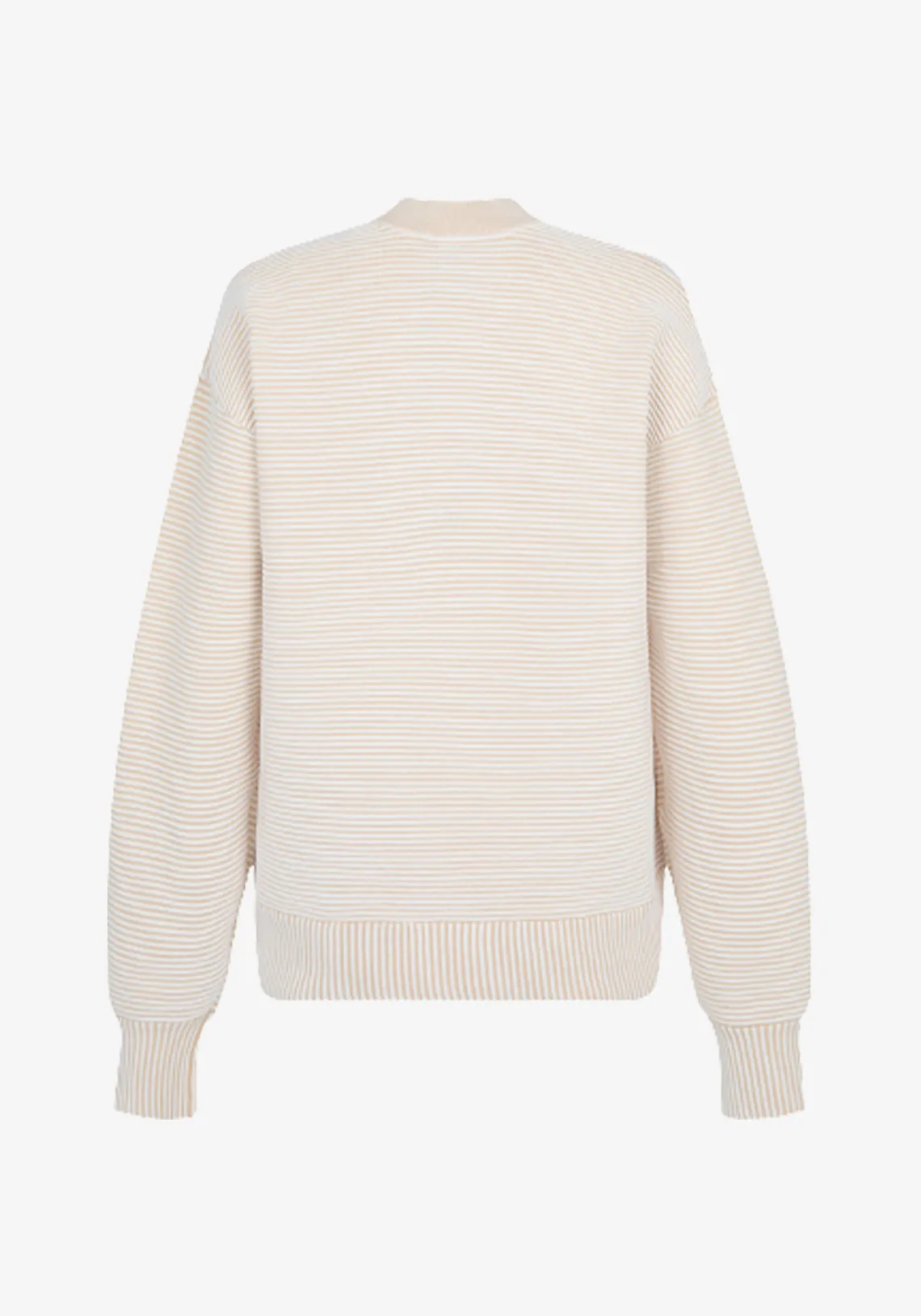 SONNY CREW NECK SWEATER CREAM/SANDSTONE