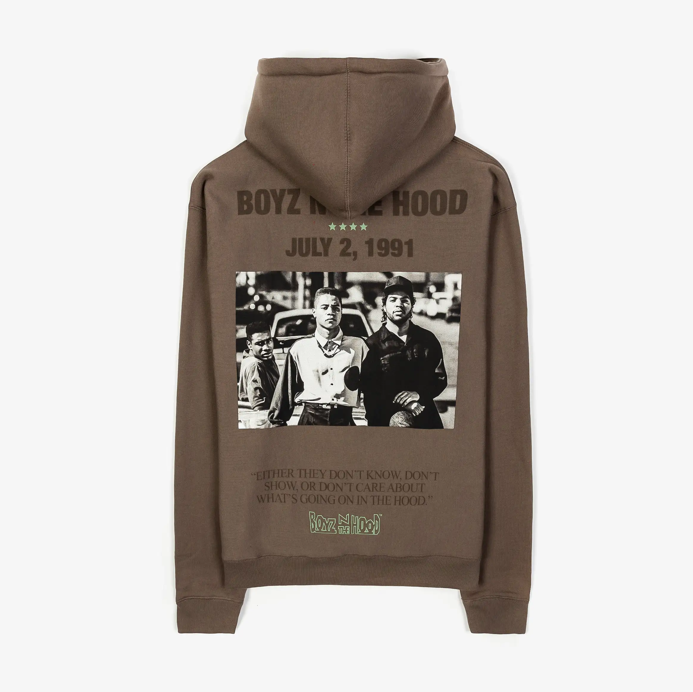 SP x Boyz N The Hood 1991 Pullover Mens Hoodie (Brown/Sage)