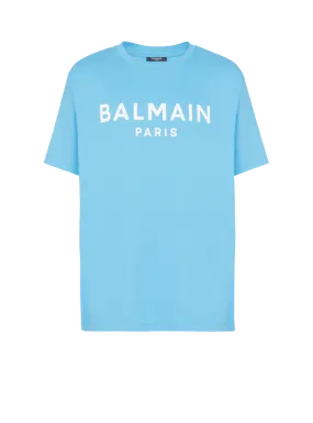 Straight-cut Balmain printed T-shirt