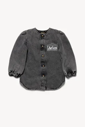 Temple Acid Wash Denim Shirt