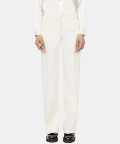 The Kooples Crepe Suit Trousers Straight Cut