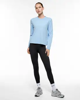 TRAVERSE MID-LAYER LONG SLEEVE TEE SKY BLUE