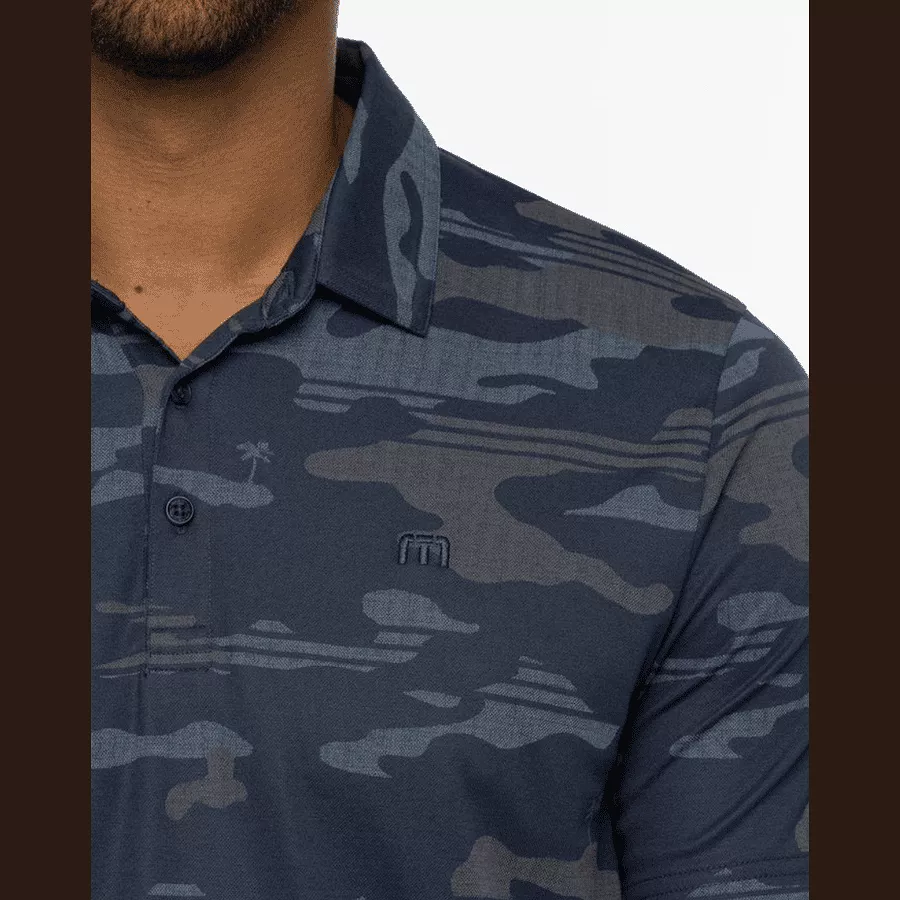 Travis Mathew Beachside Stealth Polo - Blue