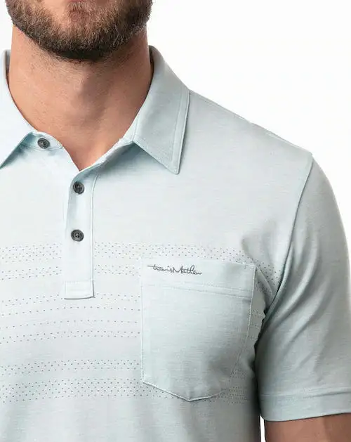 Travis Mathew Man The Grill Polo