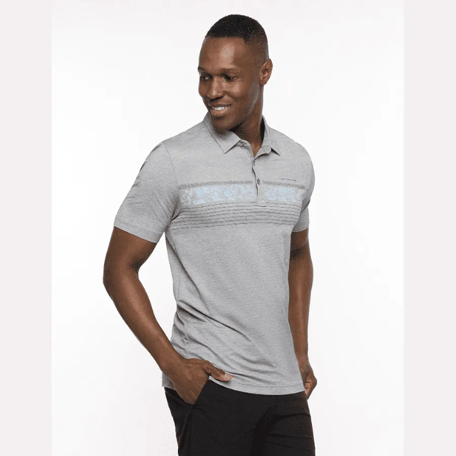 Travis Mathew Underwater Museum Polo - Grey