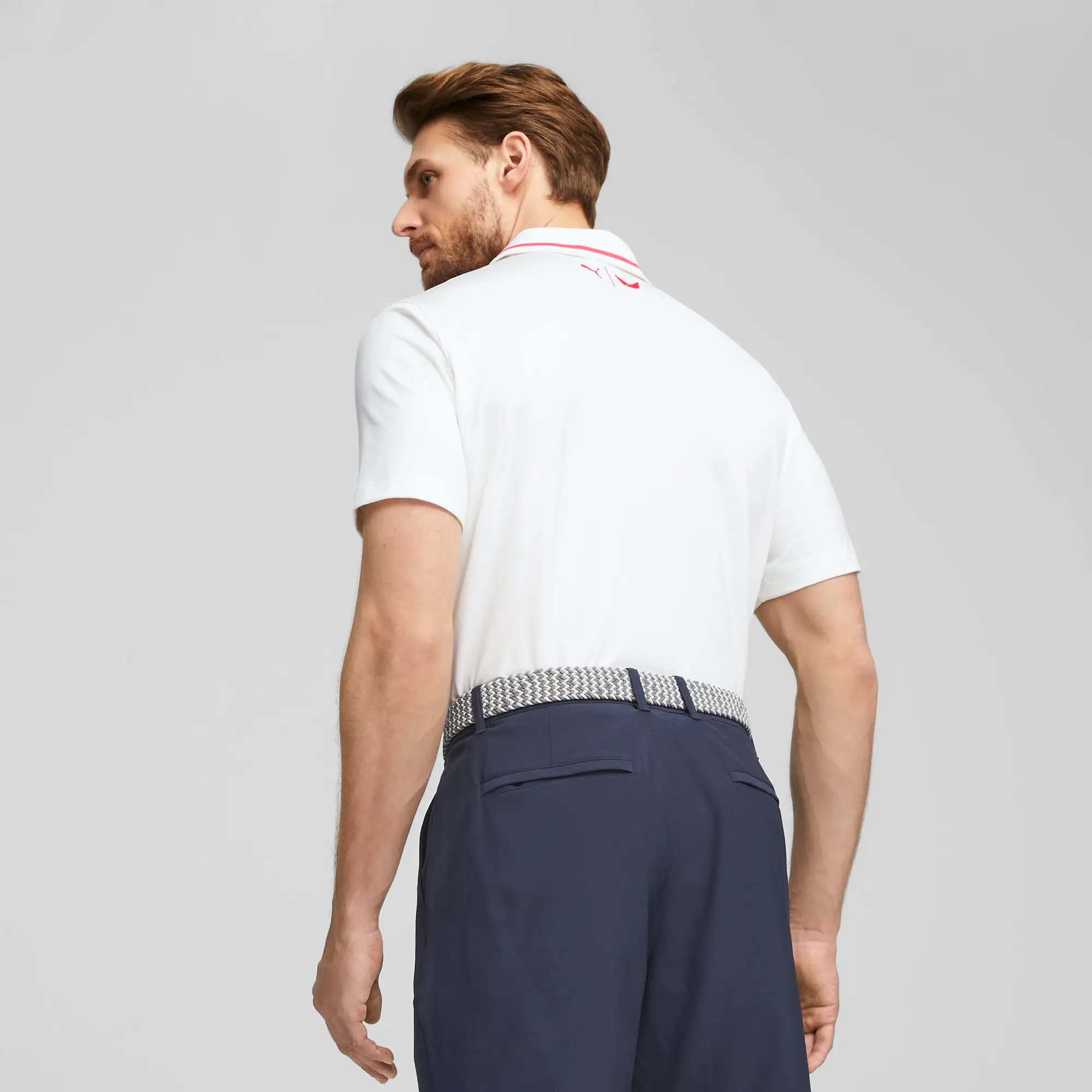 Volition Freedom Stripe Golf Polo