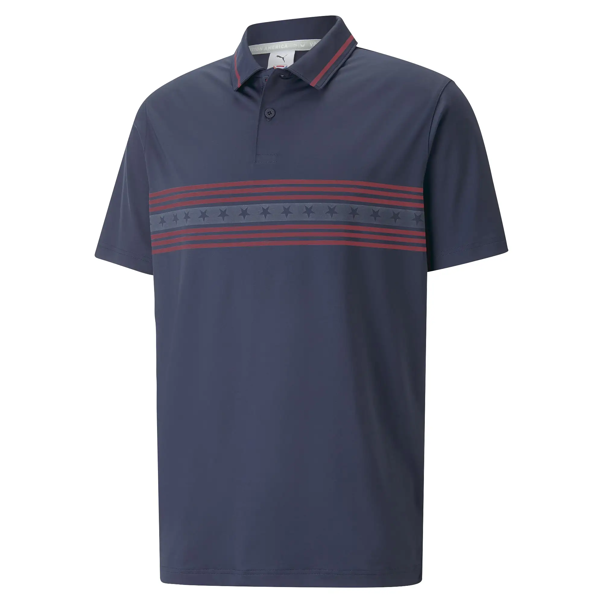 Volition Freedom Stripe Golf Polo