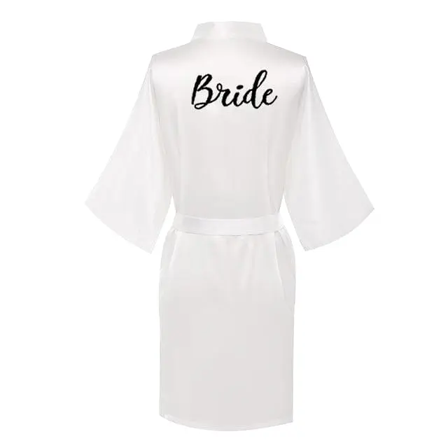 White Wedding Nightgowns - Letter Robe